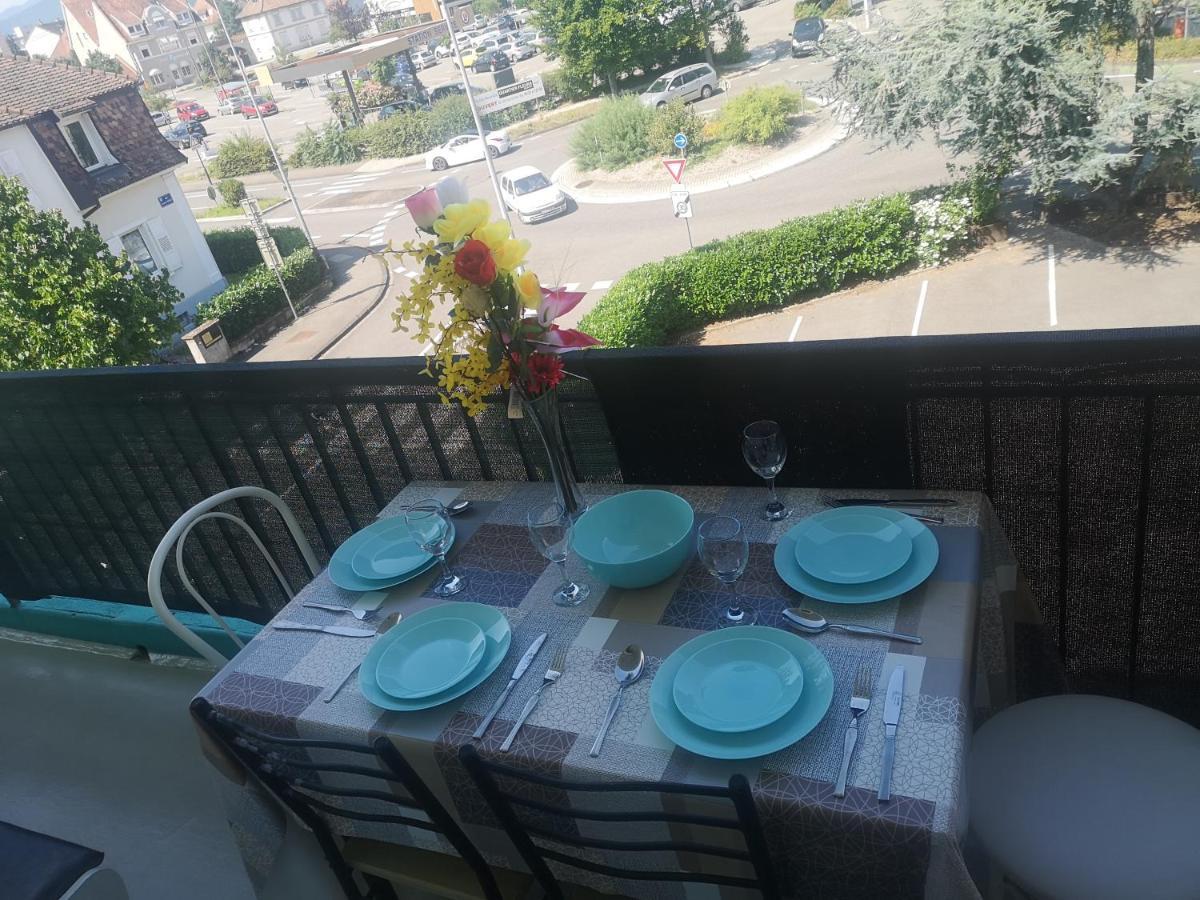 Bel Appartement, Grand Balcon Et Parking Prive Selestat Luaran gambar